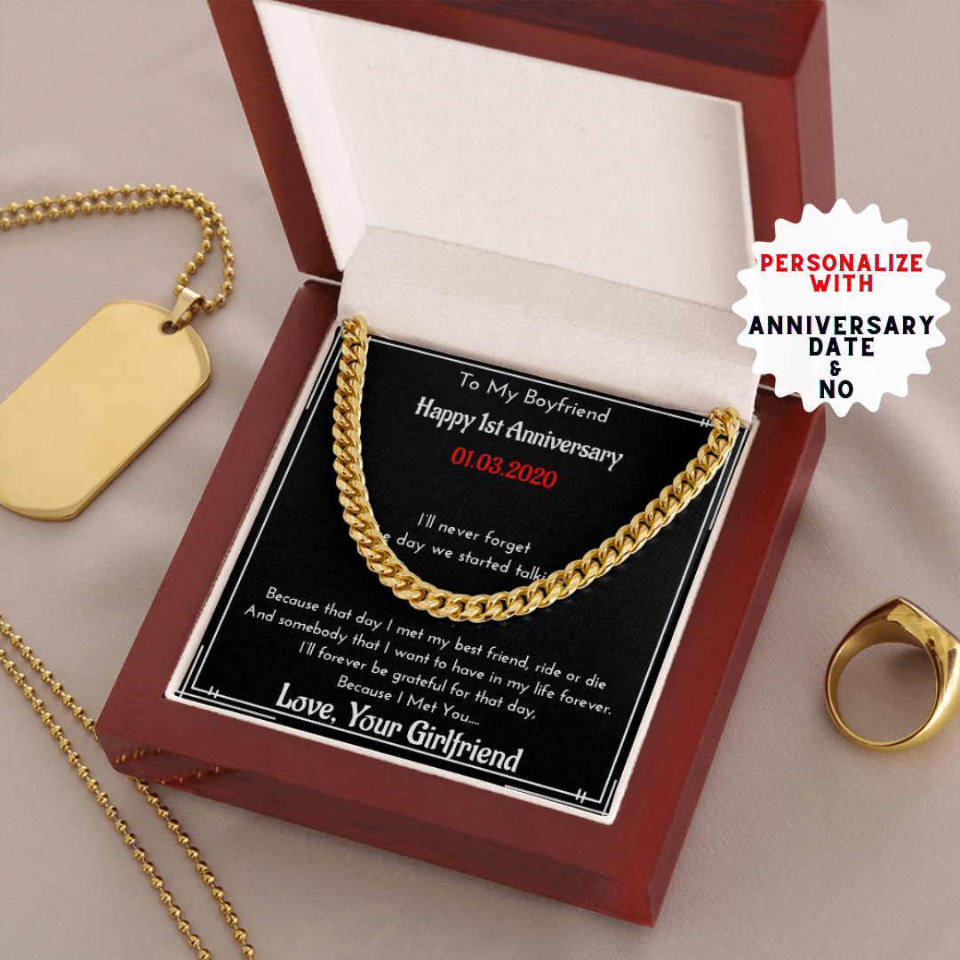 Anniversary Gifts for Him; Personalized Gifts – MKT Custom Jewelry
