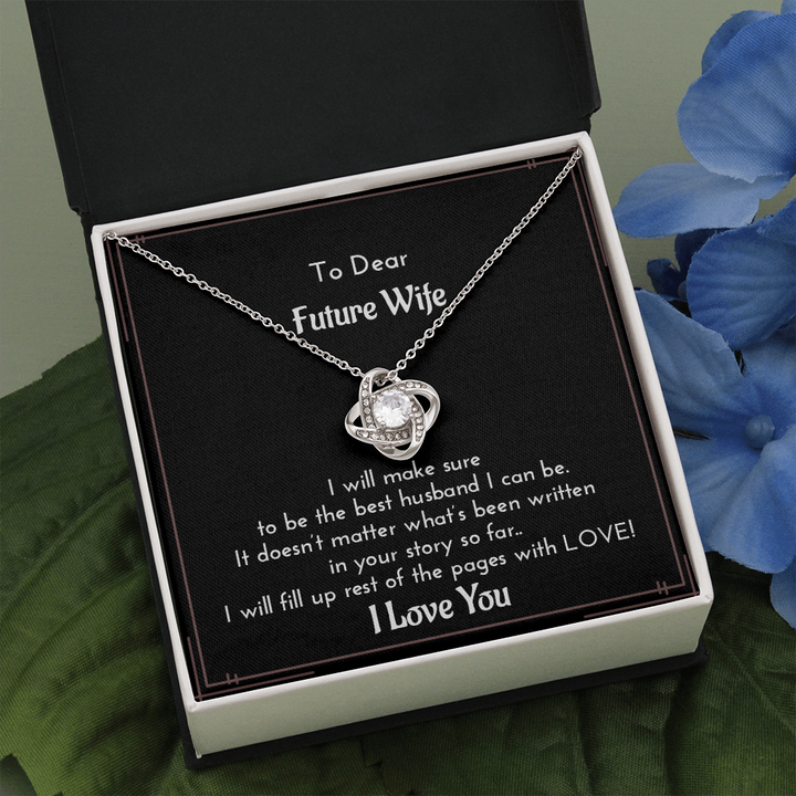 Lovely Heart Necklace | To My Wife - Hard To Find Words – 4Lovebirds